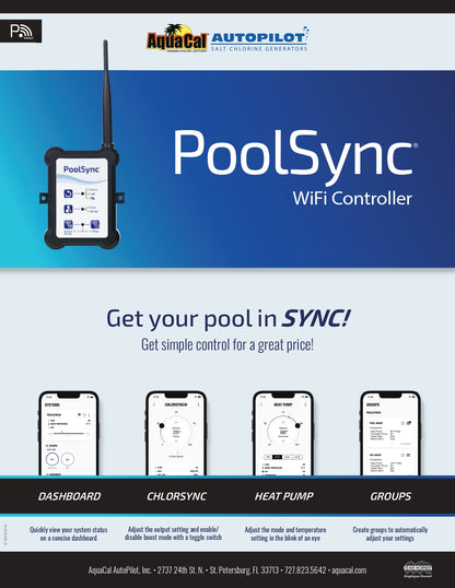 Aquacal PoolSync™ WiFi Controller