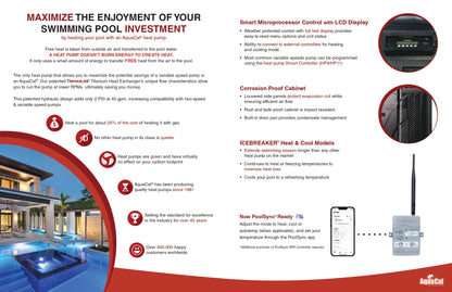 AquaCal HeatWave SuperQuiet® SQ225 Pool Heat Pump