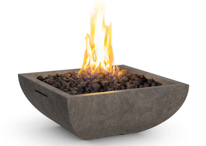 American Fyre Designs Bordeaux Petite Square Fire Bowl + Free Cover
