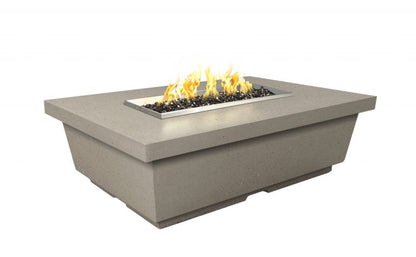 American Fyre Designs Contempo Rectangle Firetable with Electronic Ignition + Free Cover