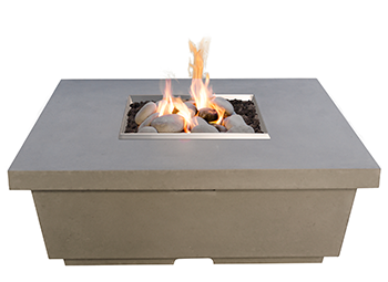 American Fyre Designs Contempo Square Firetable + Free Cover