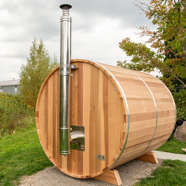 Dundalk Leisurecraft Serenity MP Barrel Sauna (3-4 people) - Wood Burning