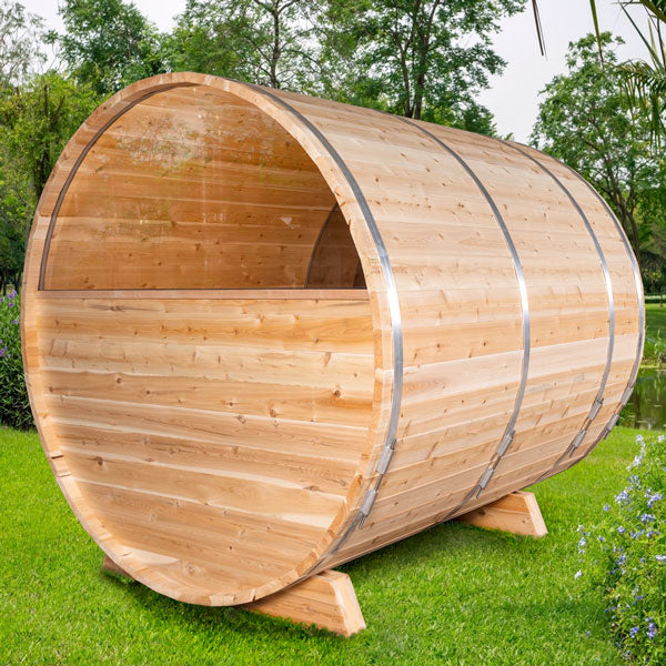 Dundalk Leisurecraft Serenity MP Barrel Sauna (3-4 people) - Wood Burning