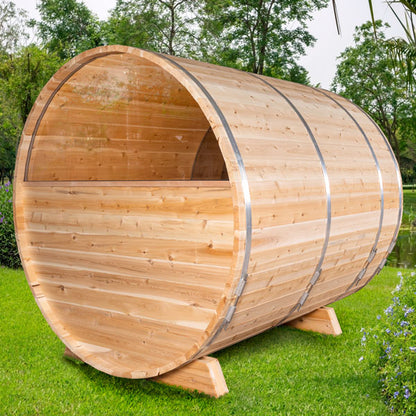 Dundalk Leisurecraft Serenity MP Barrel Sauna (3-4 people) - Wood Burning