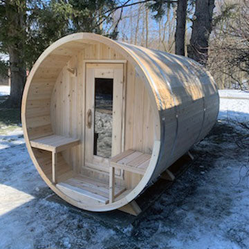 Dundalk Leisurecraft Serenity Barrel Sauna - 3-4 people - Wood Burning