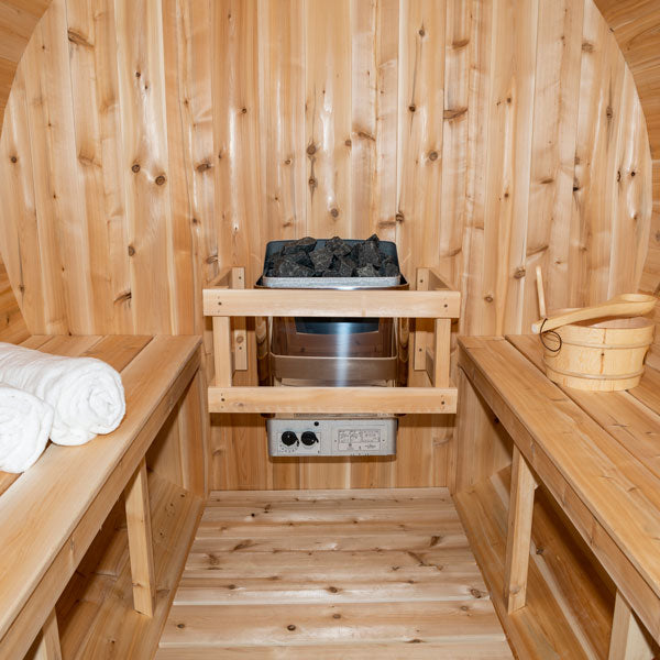 Dundalk Leisurecraft Serenity Barrel Sauna - 3-4 people - Wood Burning