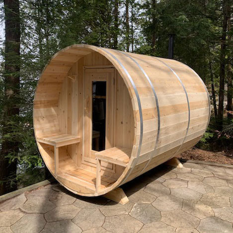 Dundalk Leisurecraft Serenity Barrel Sauna - 3-4 people - Wood Burning