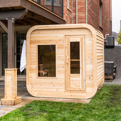 Dundalk Leisurecraft Luna Outdoor Sauna (2-4 people) - Electric Heated