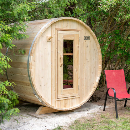 Dundalk Leisurecraft Harmony Barrel Sauna - 2-4 people - Wood Burning