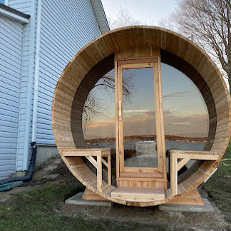 Dundalk Leisurecraft Tranquility MP Barrel Sauna - 4-5 people - Wood Burning