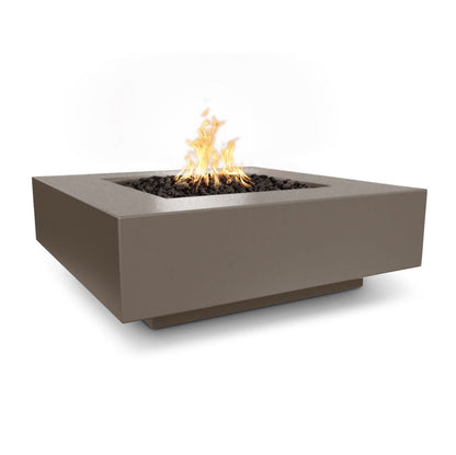 The Outdoor Plus Cabo Square Metal Fire Pit + Free Cover