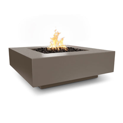 The Outdoor Plus Cabo Square Concrete Fire Pit - Free Cover