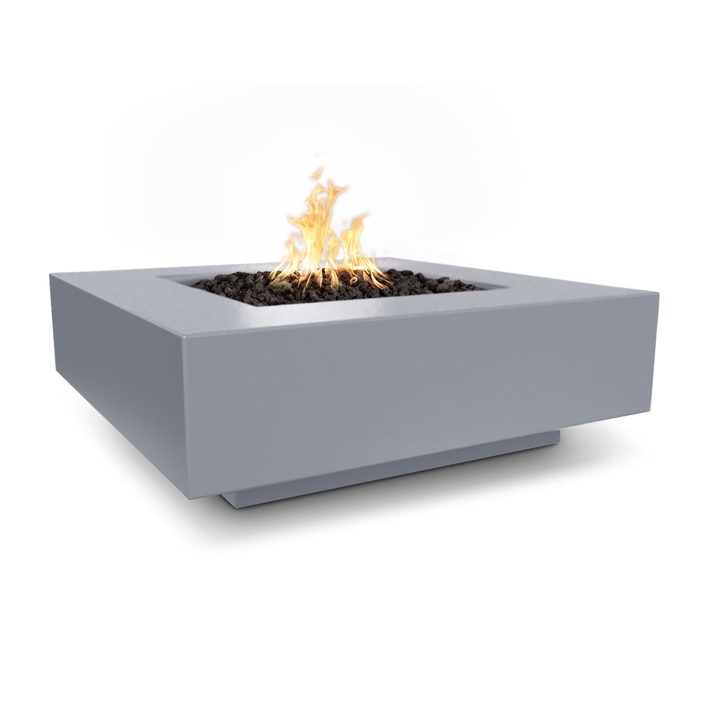 The Outdoor Plus Cabo Square Concrete Fire Pit - Free Cover