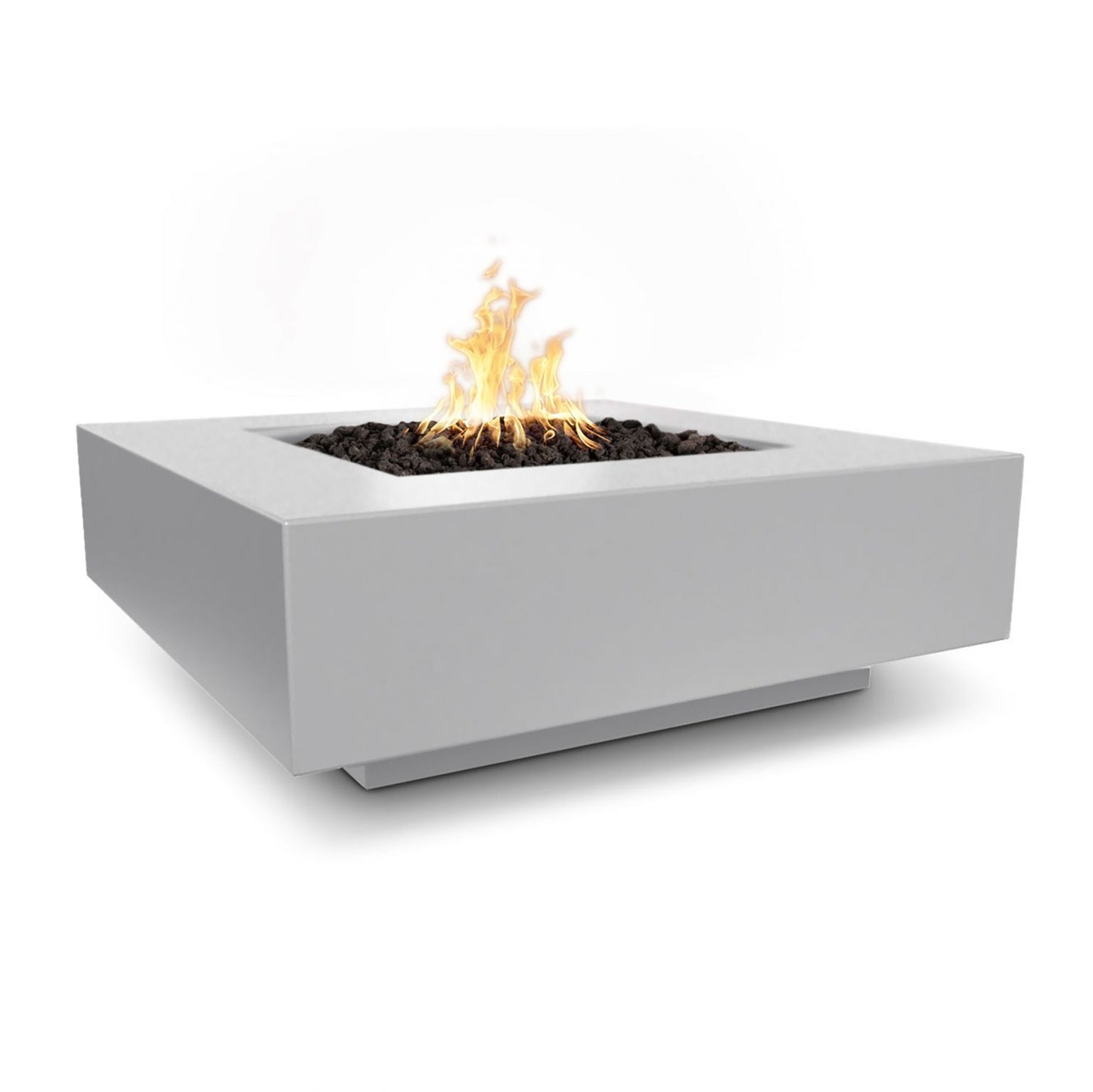 The Outdoor Plus Cabo Square Metal Fire Pit + Free Cover