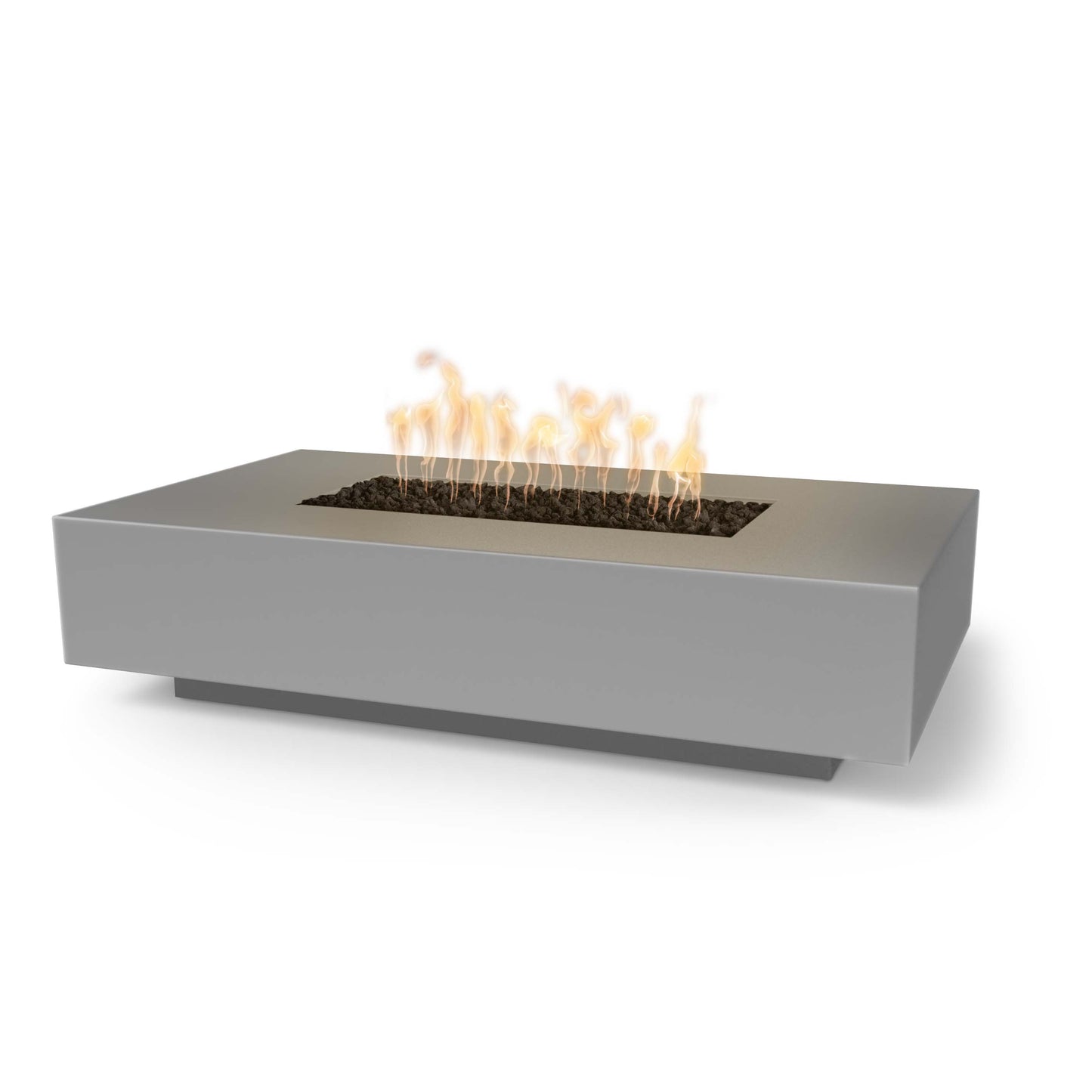 The Outdoor Plus Cabo Linear Metal Fire Pit + Free Cover
