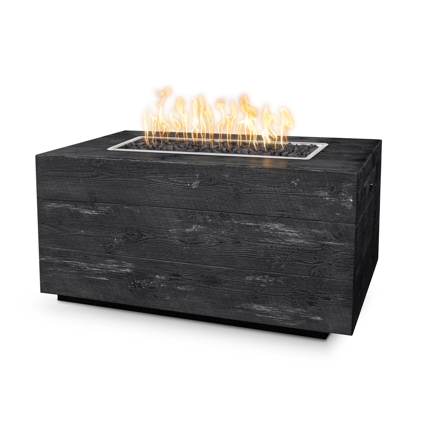 The Outdoor Plus Catalina Wood Grain Fire Pit - Free Cover