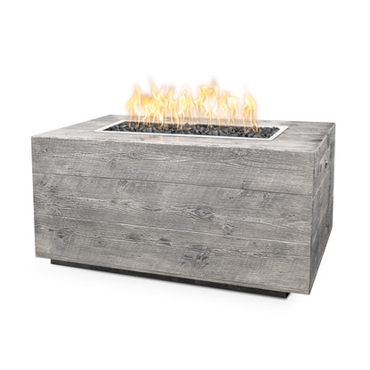 Catalina Wood Grain Fire Pit by The Outdoor Plus - Free Cover Included