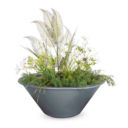 The Outdoor Plus Cazo Powder Coated Steel Planter Bowl