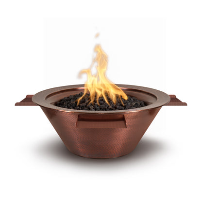 Cazo 4-Way Copper Fire & Water Bowl by The Outdoor Plus - Free Cover Included