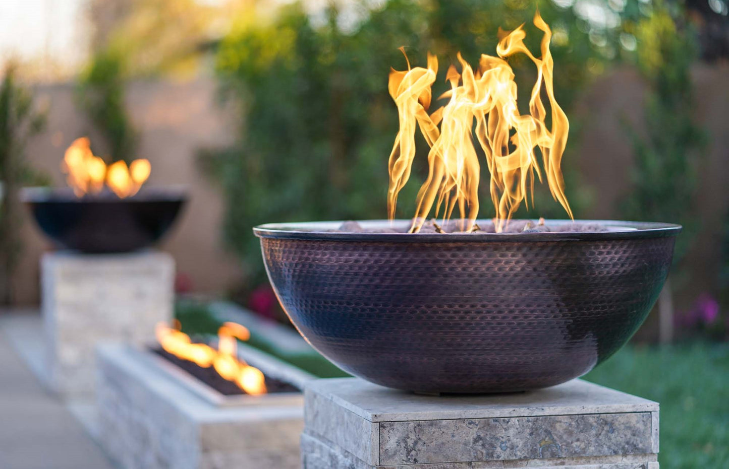 The Outdoor Plus Sedona Copper Fire Bowl - Free Cover