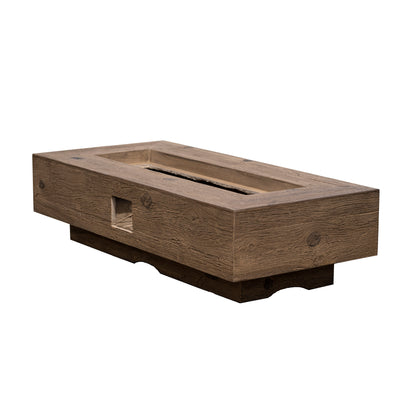 Coronado Wood Grain Fire Pit by The Outdoor Plus - Free Cover Included