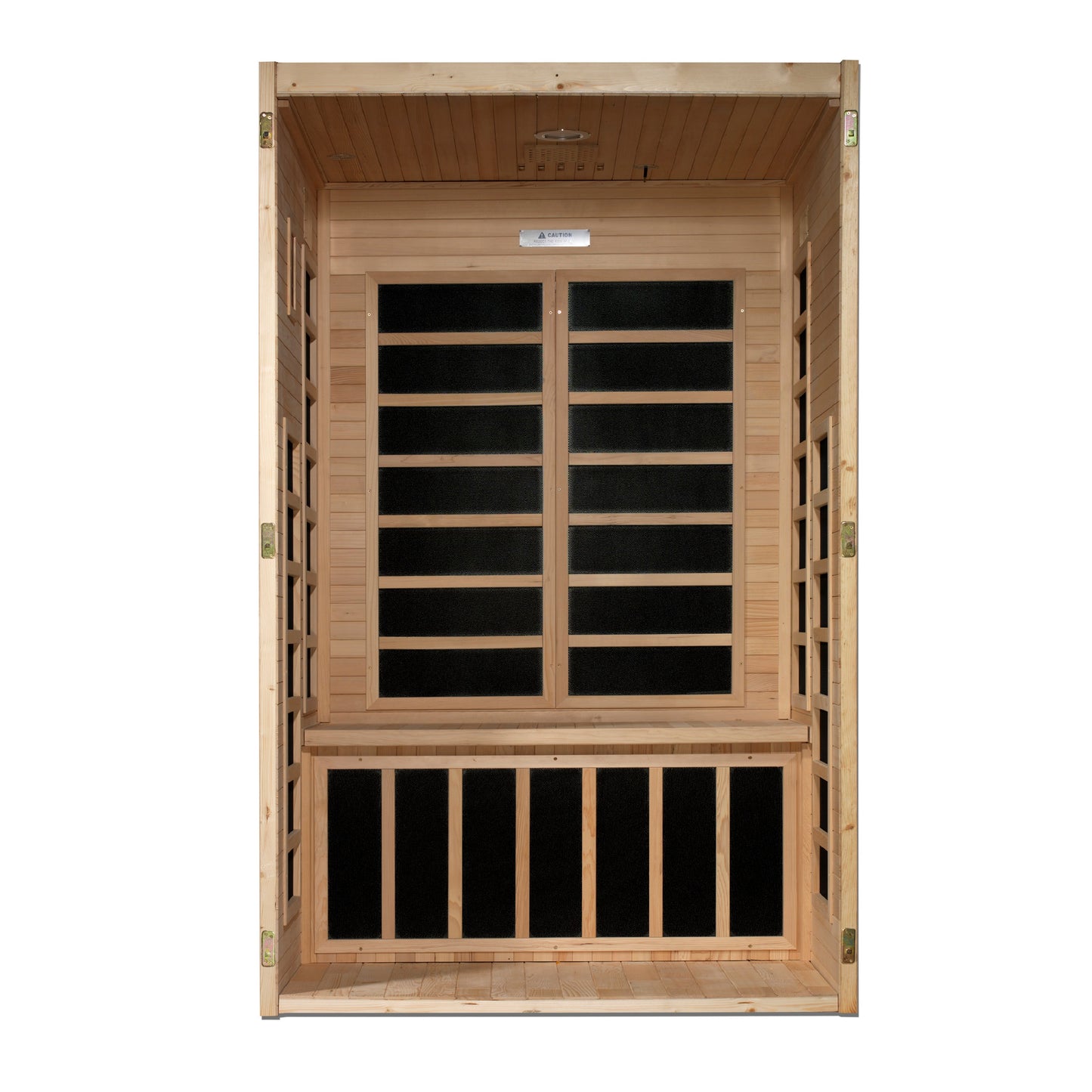 Dynamic Santiago 2-person Low EMF (Under 8MG) FAR Infrared Sauna (Canadian Hemlock)