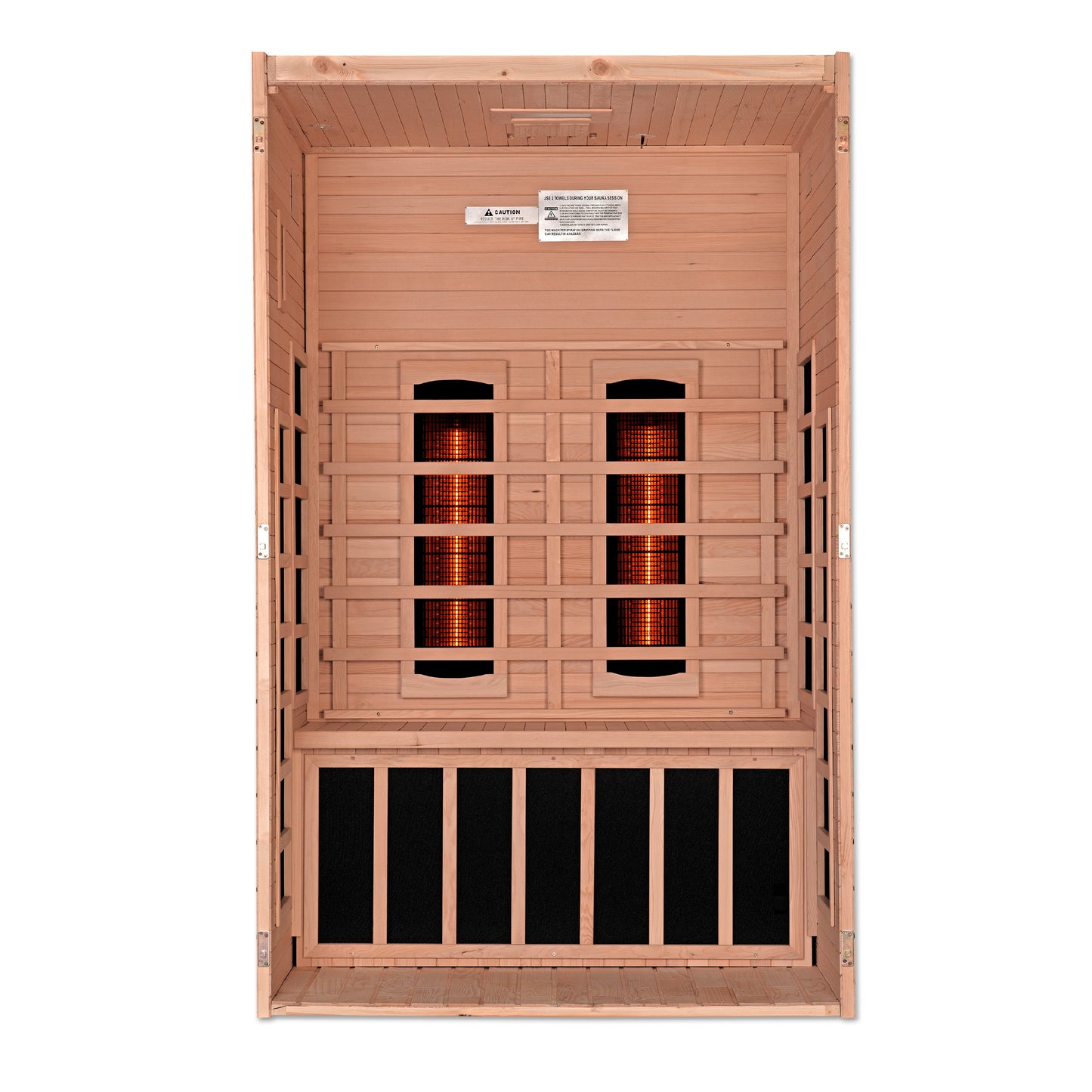 Dynamic Santiago 2-Person Full Spectrum EMF (Under 2MG) FAR Infrared Sauna (Canadian Hemlock)