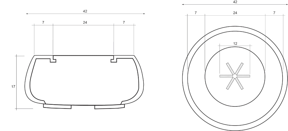 Fire & water bowls | Dune Concrete Gas Fire Bowl | American Fire Features