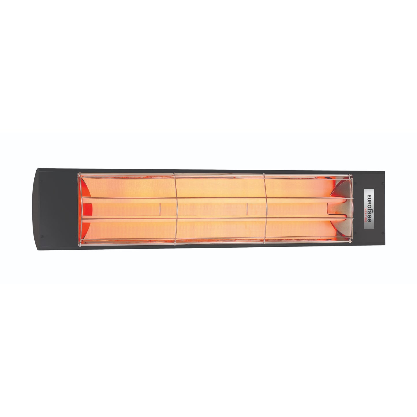 Eurofase Black Stainless Steel 39 " Dual Element 5000 Watt Electric Patio Heater EF50 Series