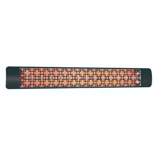 Eurofase Black Stainless Steel 61 " Dual Element 6000 Watt 240V Electric Patio Heater EF60 Series