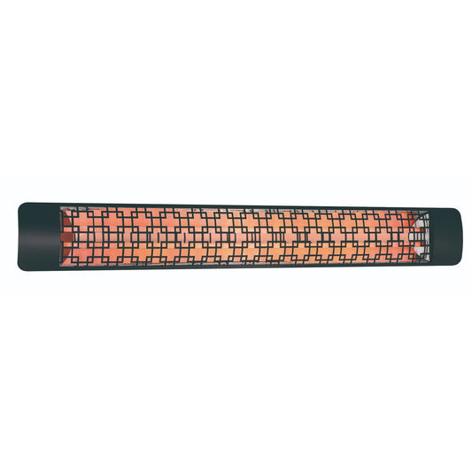 Eurofase Black Stainless Steel 61 " Dual Element 6000 Watt 480V Electric Patio Heater EF60 Series