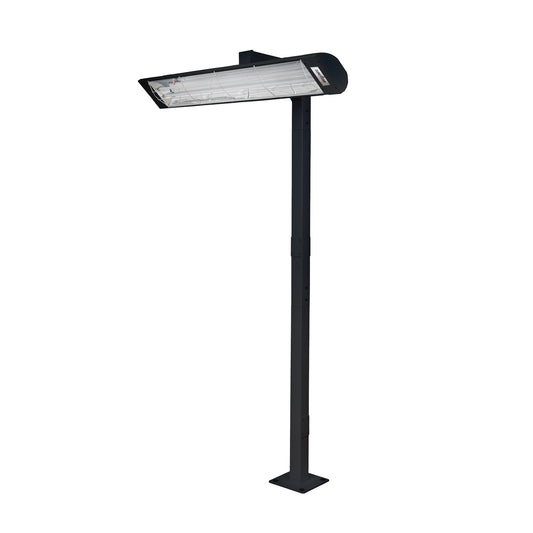 Eurofase 61" 8ft Black Pole Mount With Single Crossbar