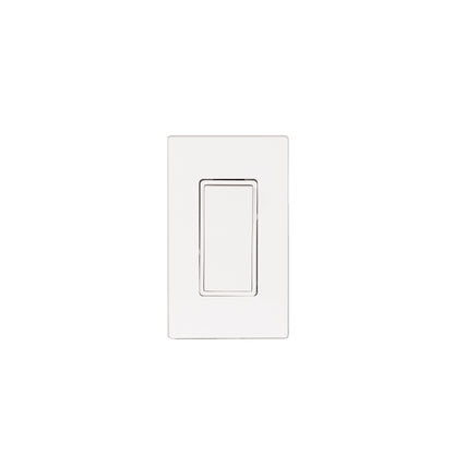 Eurofase On/Off Switch with White Screwless Plate and Box