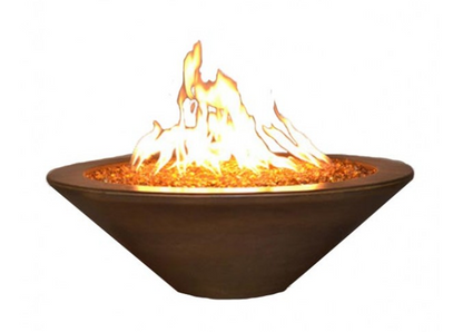 Fire by Design Geo Round "Essex" Fire Bowl + Free Cover - The Fire Pit Collection