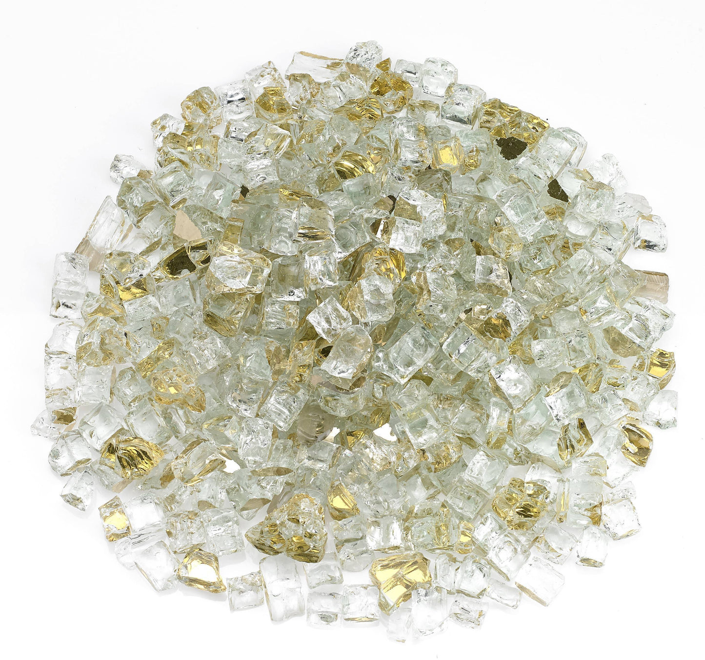 Reflective 1/2" Fire Glass - 10 lbs.bag