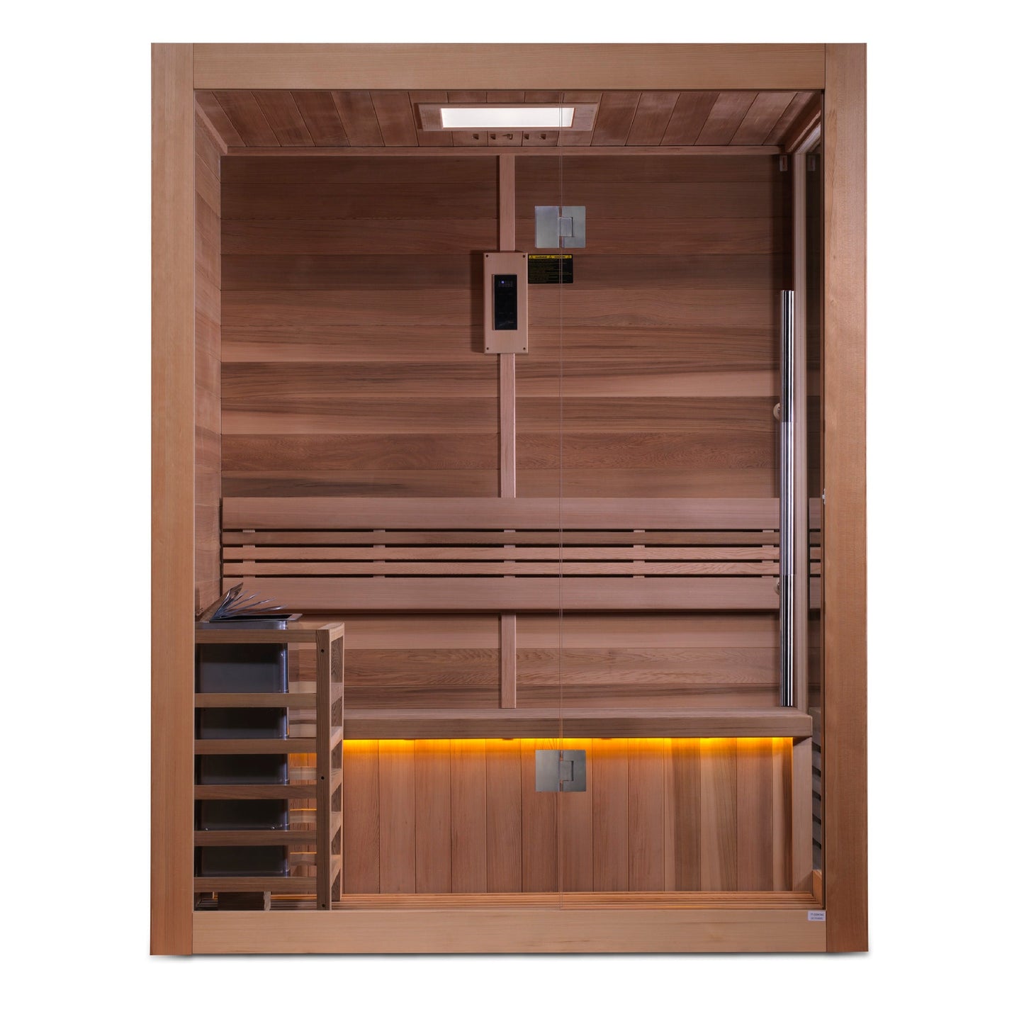 Golden Designs "Hanko Edition" 2 Person Indoor Traditional Sauna - Canadian Red Cedar Interior