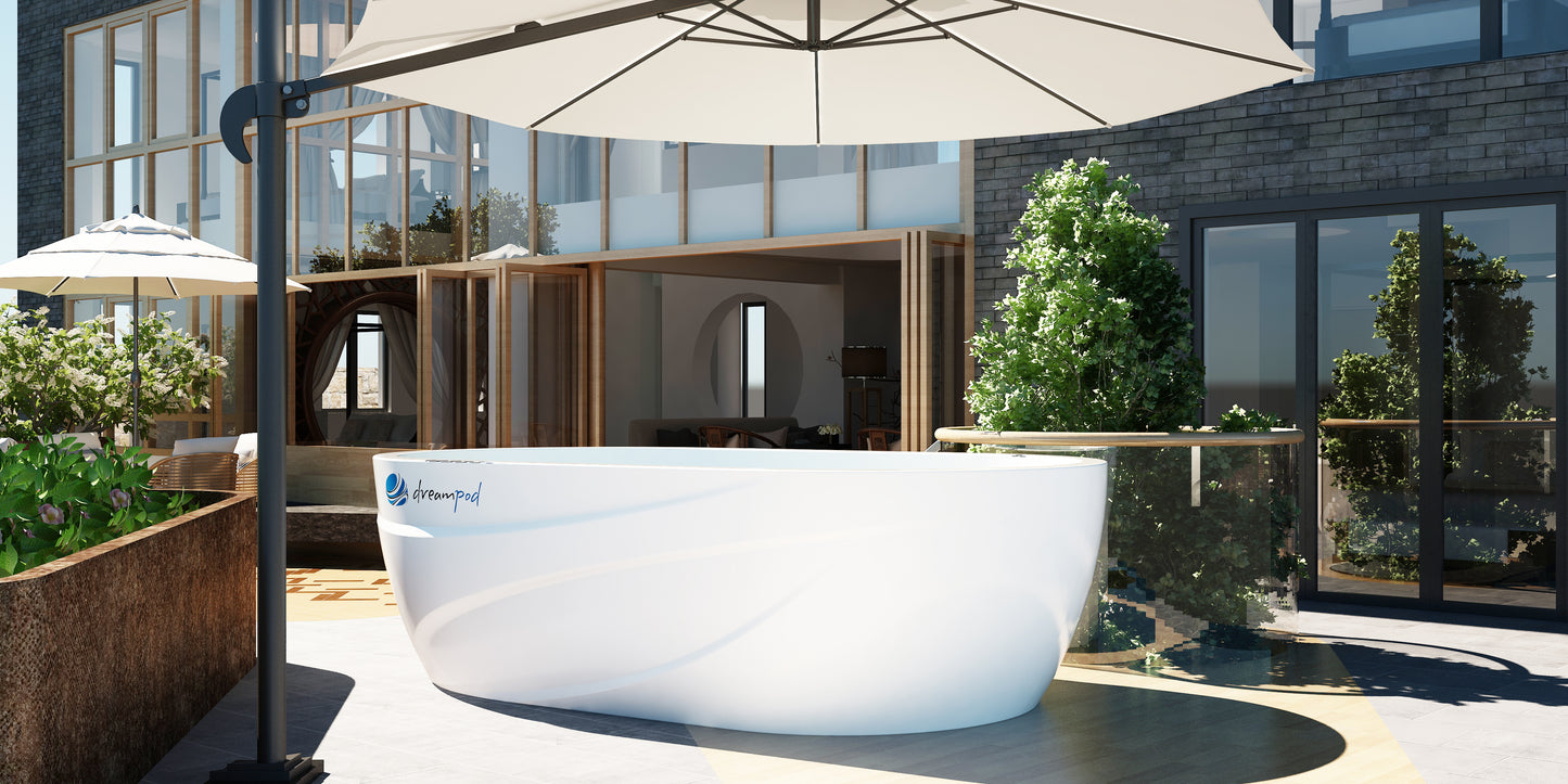 Dreampod Ice Series: Ice Bath with Chiller - White