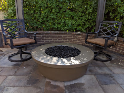 The Outdoor Plus Tempe Concrete Fire Pit - Free Cover