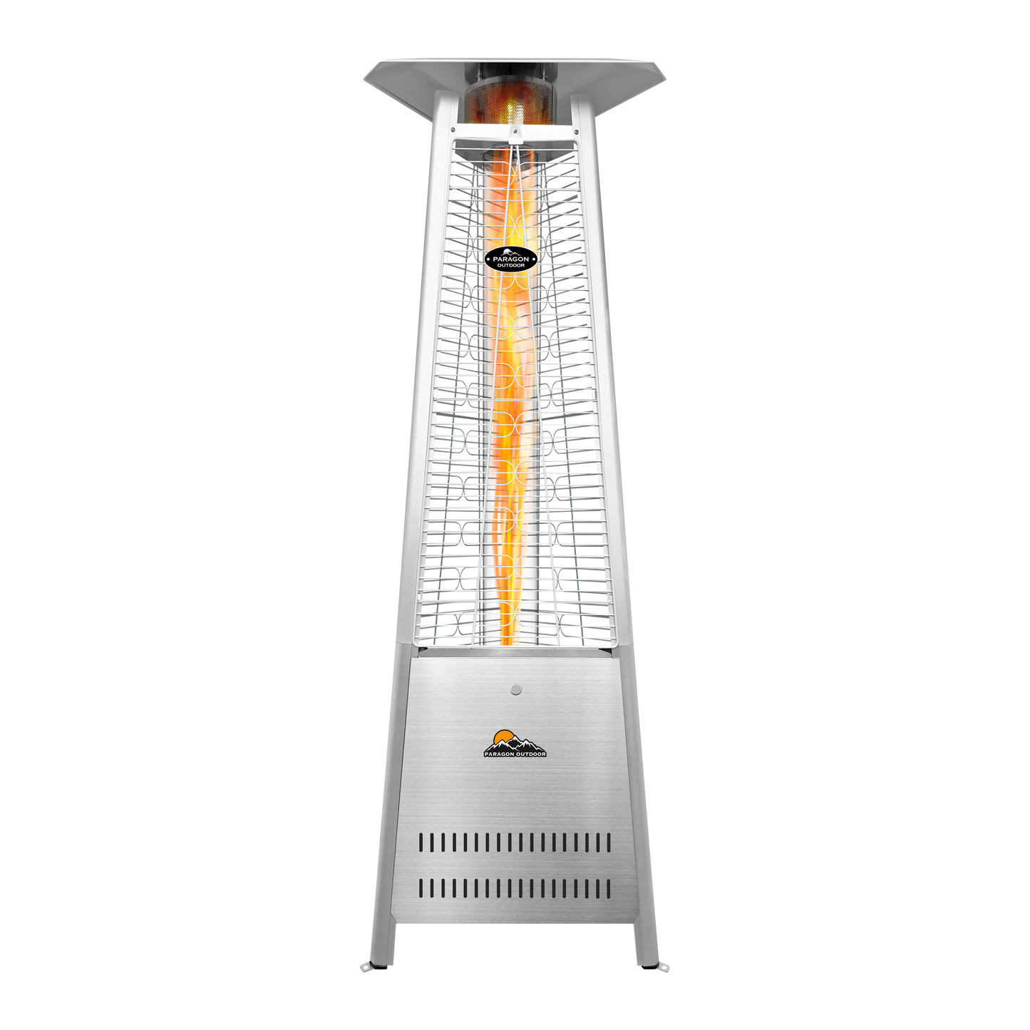 Inferno Boost Stainless Steel Flame Tower Heater - 72.5”, 42,000 BTUs - Propane
