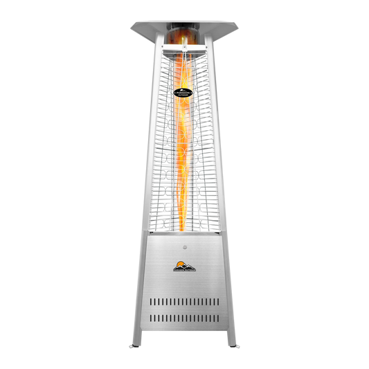 Inferno Boost Stainless Steel Flame Tower Heater - 72.5”, 42,000 BTUs - Propane