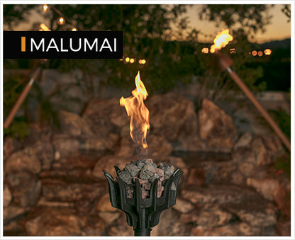 Malumai Automated Gas Tiki Torch - Free Cover