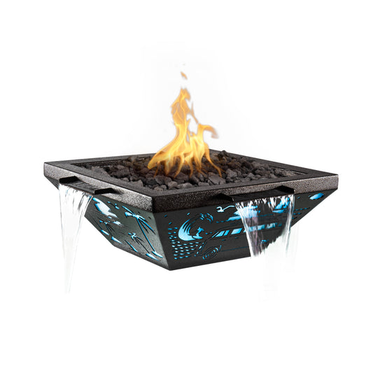 The Outdoor Plus Lighthouse Collection Fire Bowls - Free Cover