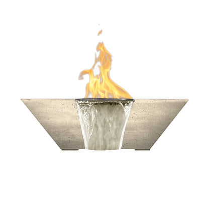 Prism Hardscapes Lombard Pedestal Fire and Water Bowl - Free Cover