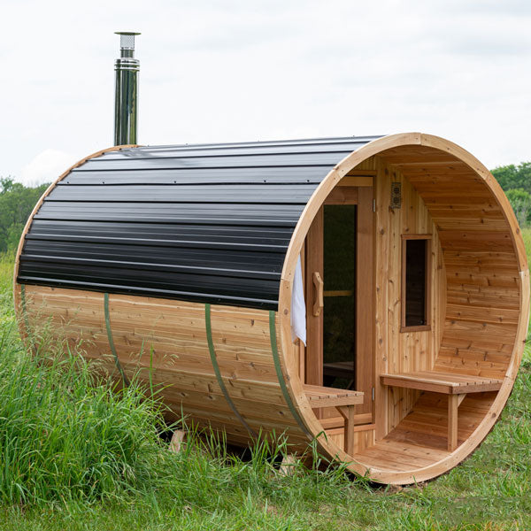 Dundalk Leisurecraft Tranquility MP Barrel Sauna - 4-5 people - Wood Burning