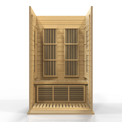 Maxxus 2-Person Low EMF (Under 8MG) FAR Infrared Sauna (Canadian Hemlock)