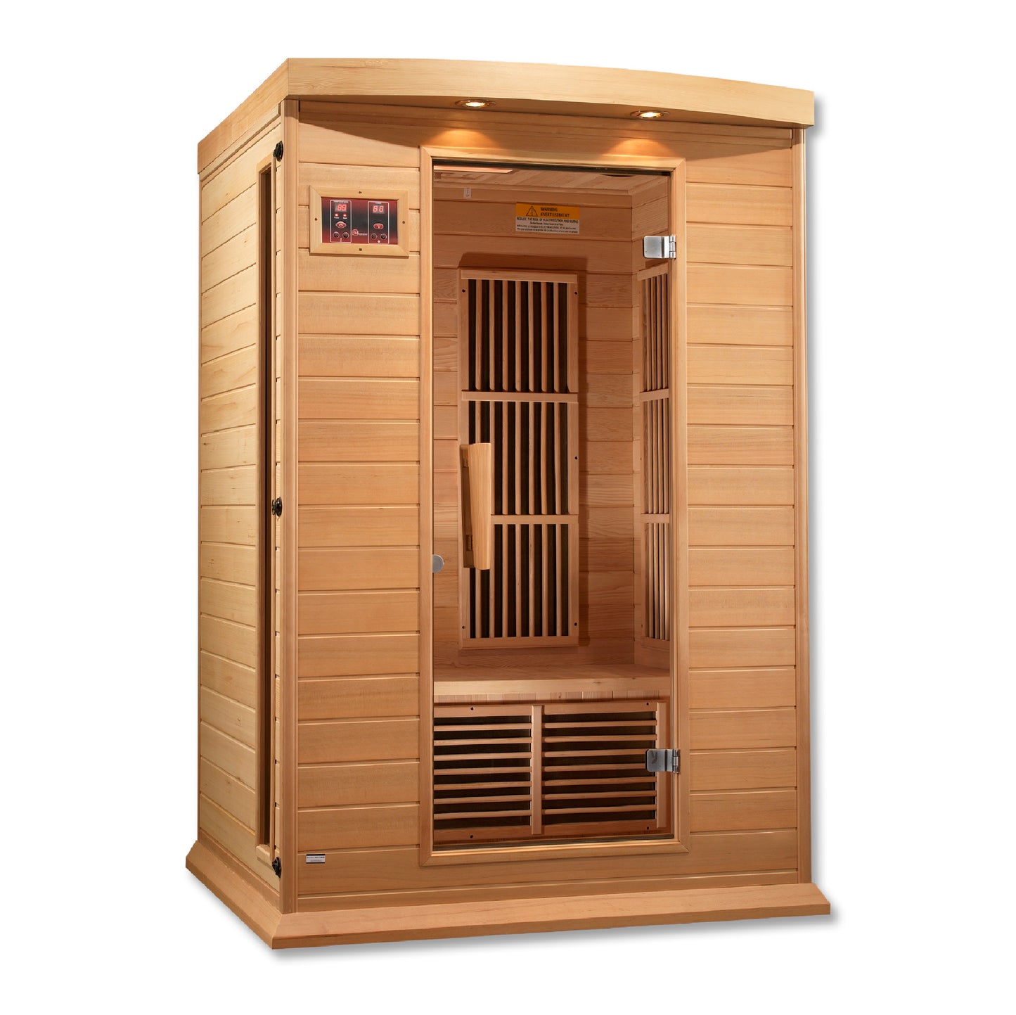 Maxxus 2-Person Low EMF (Under 8MG) FAR Infrared Sauna (Canadian Hemlock)