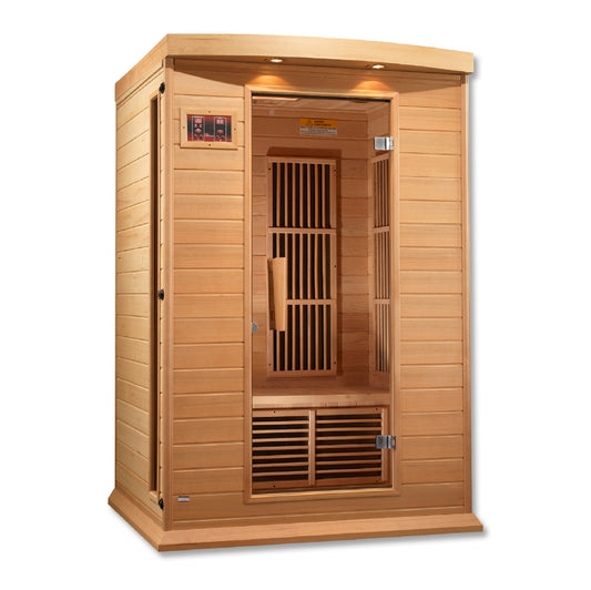 Maxxus 2-Person Low EMF (Under 8MG) FAR Infrared Sauna (Canadian Hemlock)