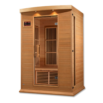 Maxxus 2-Person Low EMF (Under 8MG) FAR Infrared Sauna (Canadian Hemlock)