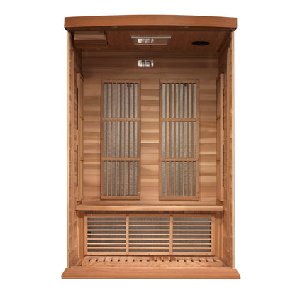 Maxxus 2-Person Low EMF (Under 8MG) FAR Infrared Sauna (Canadian Red Cedar)