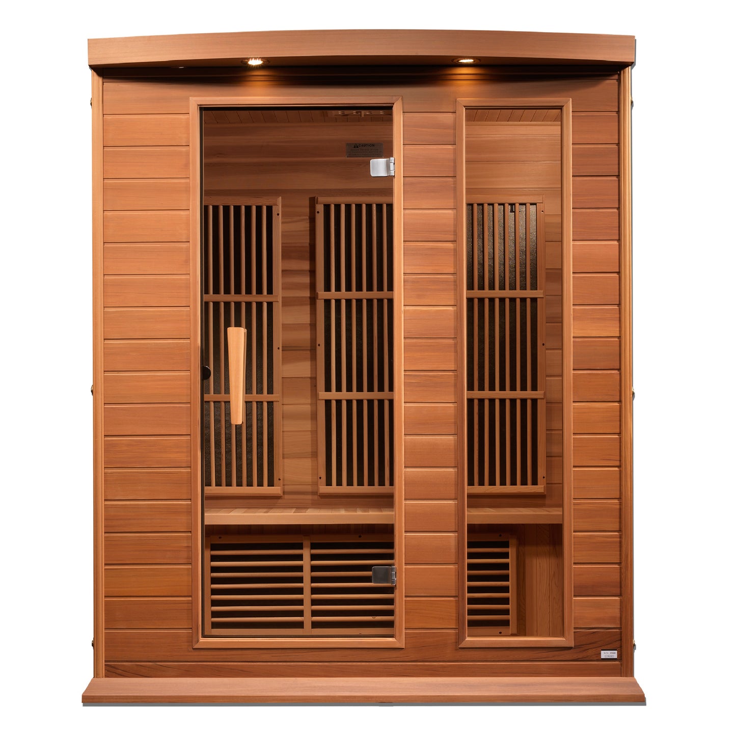 Maxxus 3-Person Low EMF (Under 8MG) FAR Infrared Sauna (Canadian Red Cedar)